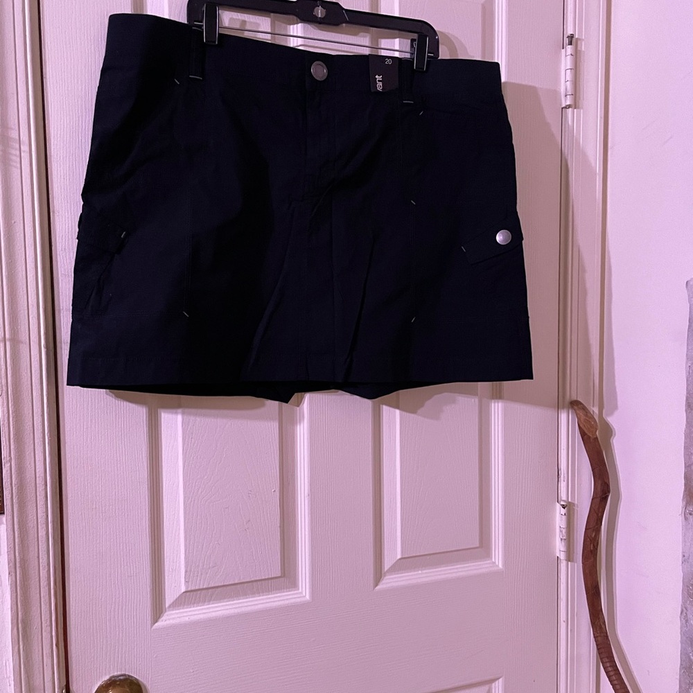Lane Bryant Black Mini Skirt